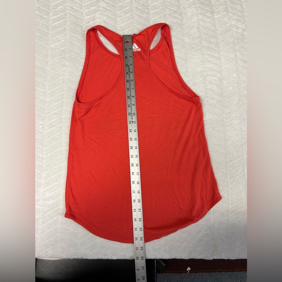 Adidas racerback tank top, girls size L red/orage - Picture 4 of 9